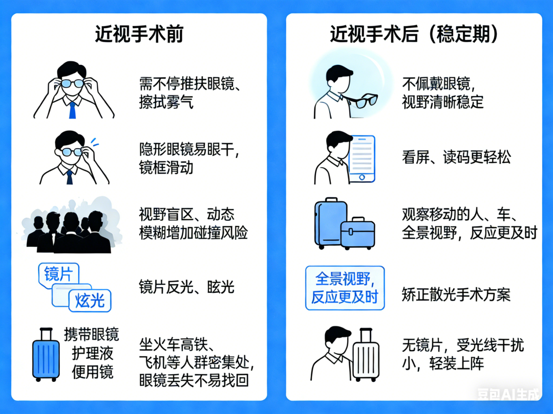 春运归途,模糊的不仅是车窗:高度近视眼中的“人海”与安全隐患 - 广州普瑞眼科医院