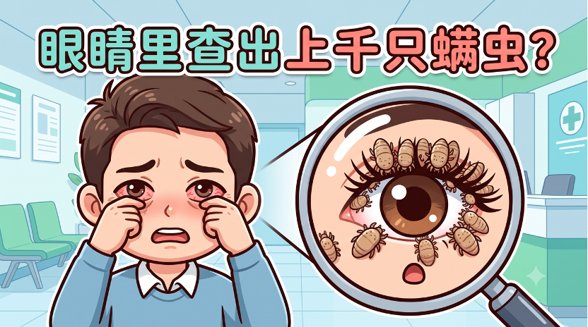 眼睛里查出上千只螨虫？男子眼痒半年查出真相 - 广州普瑞眼科医院